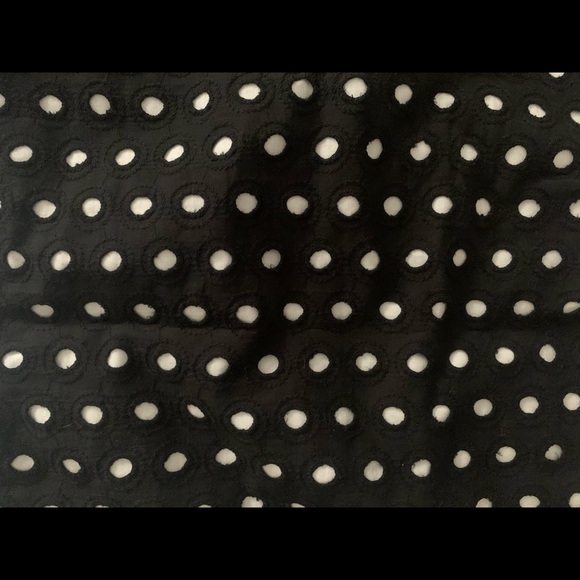 BLACK AND WHITE POLKA DOT MINI SKIRT - Picture 4 of 4